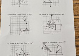 Find the coordinates of the vertices of each figure after the given transformation.