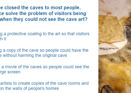 How did France solve the problem of visitors being disappointed when they could not see the cave art?