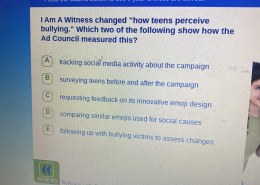 How did the Ad Council measure changes in how teens perceive bullying after the I Am A Witness campaign?