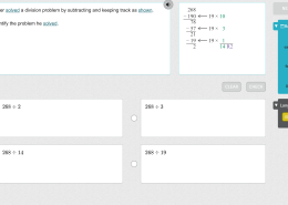 What is 268 divided by 2?  What is 268 divided by 3?  What is 268 divided by 14?  What is 268 divided by 19?