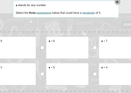 Which of the following divisions could have a remainder of 5?