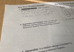 Different representations for determining if a relation is a function