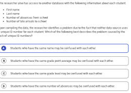 What best describes the problem caused by the lack of unique ID numbers?