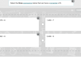 What are the results of these division problems?