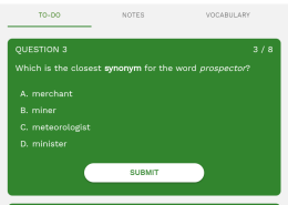 Which is the closest synonym for the word prospector?