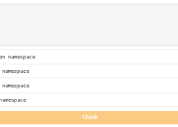 What is the function namespace?