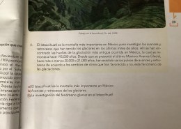 ¿El Iztaccíhuatl es la montaña más importante en México para investigar los avances y retrocesos que han tenido los glaciares en los últimos miles de años?