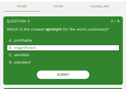 Which is the closest synonym for the word customary