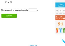 Estimate the product. Round each factor to the nearest ten, then multiply.