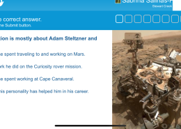 This selection is mostly about Adam Steltzner and his time spent traveling to and working on Mars.