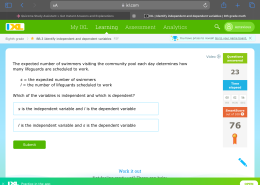 Which of the variables is independent and which is dependent?