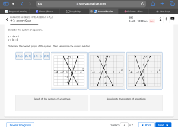 Consider the system of equations.