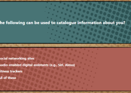 Which of the following can be used to catalogue information about you?
