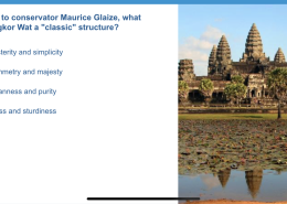 According to conservator Maurice Glaize, what makes Angkor Wat a “classic” structure?