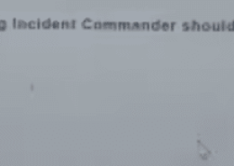 To ensure a smooth transfer, the outgoing Incident Commander should provide a(n) __________ to the new Incident Commander