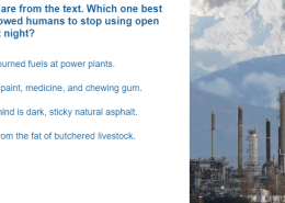 Which factors contributed to humans no longer using open flames for light at night?