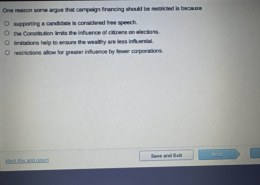 Why do some argue that campaign financing should be restricted?