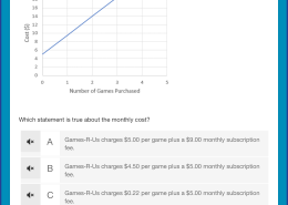 Which statement is true about the monthly cost?