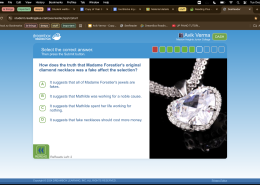 How does the truth that Madame Forestier’s original diamond necklace was a fake affect the selection?