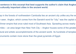 Which sentence in this excerpt best supports the claim that Angkor was one of the most culturally important cities in the ancient world?