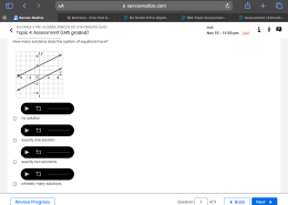 How many solutions does the system of equations have?