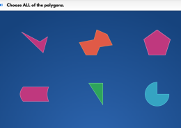 Choose ALL of the polygons