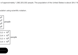 Approximate each population using scientific notation.