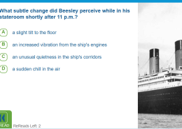 What subtle change did Beesley perceive while in his stateroom shortly after 11 p.m.?