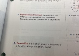 How can you use different representations of a relation to determine whether the relation is a function?