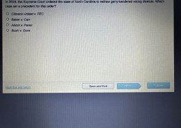 In 2019, the Supreme Court ordered the state of North Carolina to redraw gerrymandered voting districts. Which case set a precedent for this order?