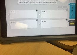 Your class is learning to tie knots. Each student needs a piece of rope that is 3/8 yard long. How many yards of rope are needed for the 16 students in your class?