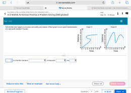 Determine Function Graphs and Identify Real-World Situation Representation