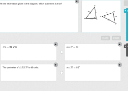 With the information given in the diagram, which statement is true?