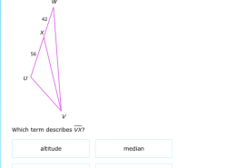 Look at the diagram. Which term describes VX?