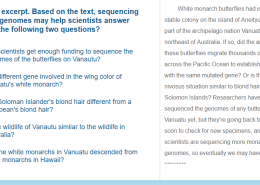 Will scientists get enough funding to sequence the genomes of the butterflies in Vanuatu?