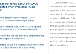 Revelations About the DACA Program During Trump’s Attempt to End It