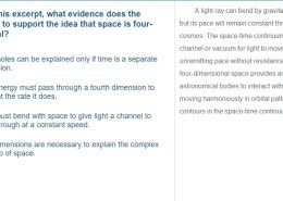 Evidence for the Concept of Four-Dimensional Space