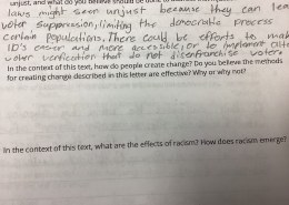 In the context of this text, how do people for creating change described in this letter are effective? Why or why not