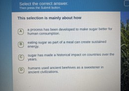 This selection is mainly about how humans used ancient beehives as a sweetener in ancient civilizations