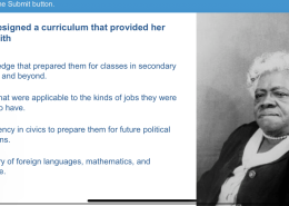 Bethune designed a curriculum that provided her students with mastery of foreign languages, mathematics, and science