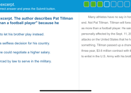 The author describes Pat Tillman as “more than a football player” because he chose to let his brother play instead