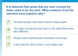 What evidence supports the idea that areas that are now covered by water used to be dry land?