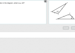 From the information in the diagram, what is m∠H?