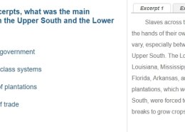 Based on these excerpts, what was the main distinction between the Upper South and the Lower South