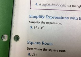 Simplify the expression  3² + 4²Determine the square root  √81