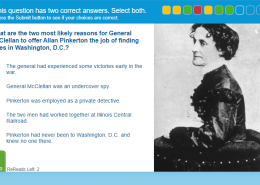 Reasons for General McClellan Offering Allan Pinkerton the Job of Finding Spies in Washington, D.C.