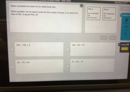 Which equation can be used to solve for the number of books, b, for which the cost of Plan A equals Plan B?