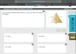 What is the height of the triangle?