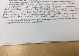 In the context of this text, what is good and how do we know? How does Dr. King’s argument address morality and justice?.