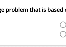 Which term refers to a solution to a large problem that is based on the solutions of smaller subproblems